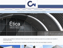Tablet Screenshot of constructoralanoria.com